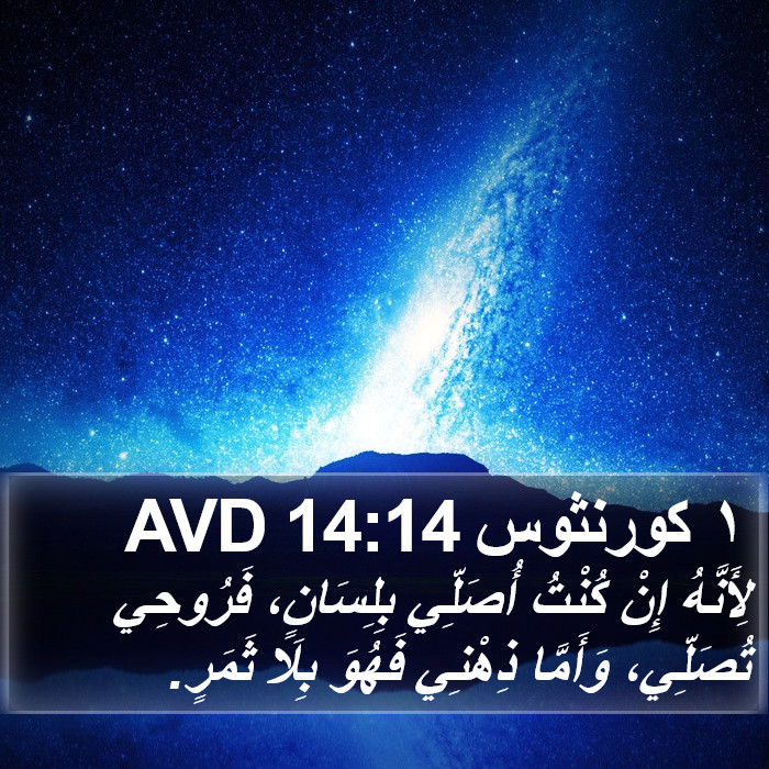 ١ كورنثوس 14:14 AVD Bible Study