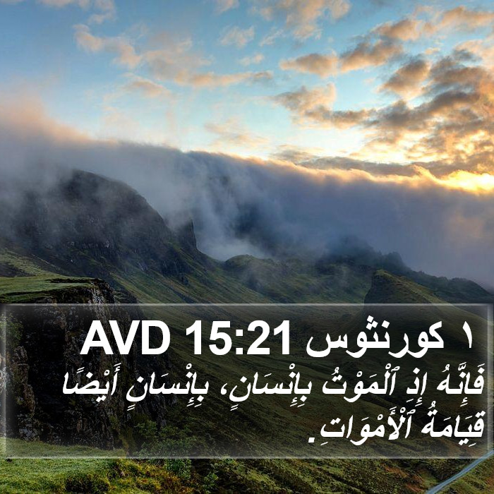 ١ كورنثوس 15:21 AVD Bible Study