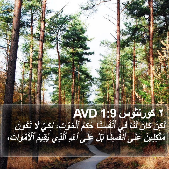 ٢ كورنثوس 1:9 AVD Bible Study