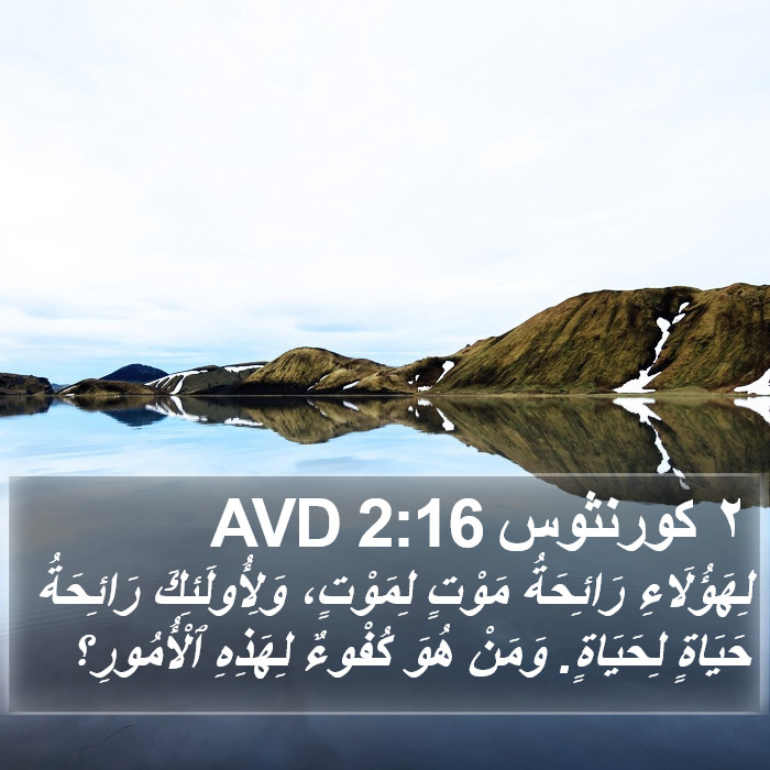 ٢ كورنثوس 2:16 AVD Bible Study