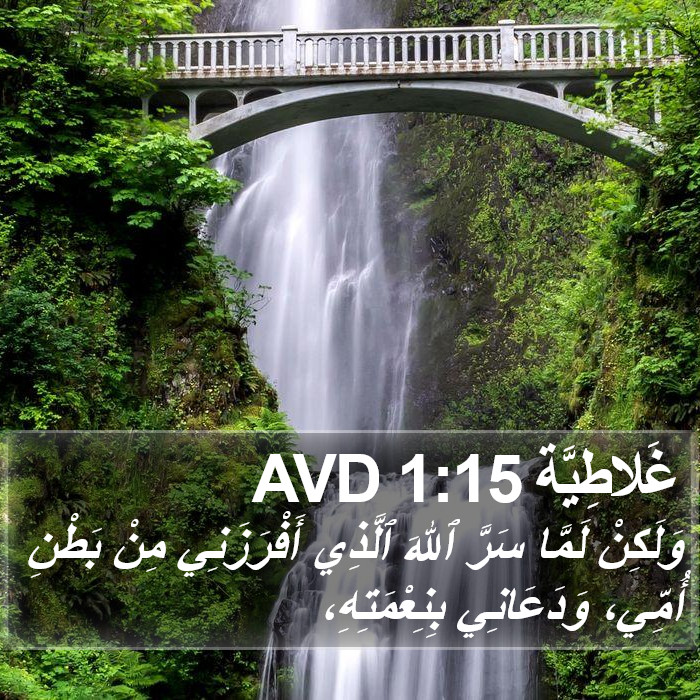 غَلاطِيَّة 1:15 AVD Bible Study