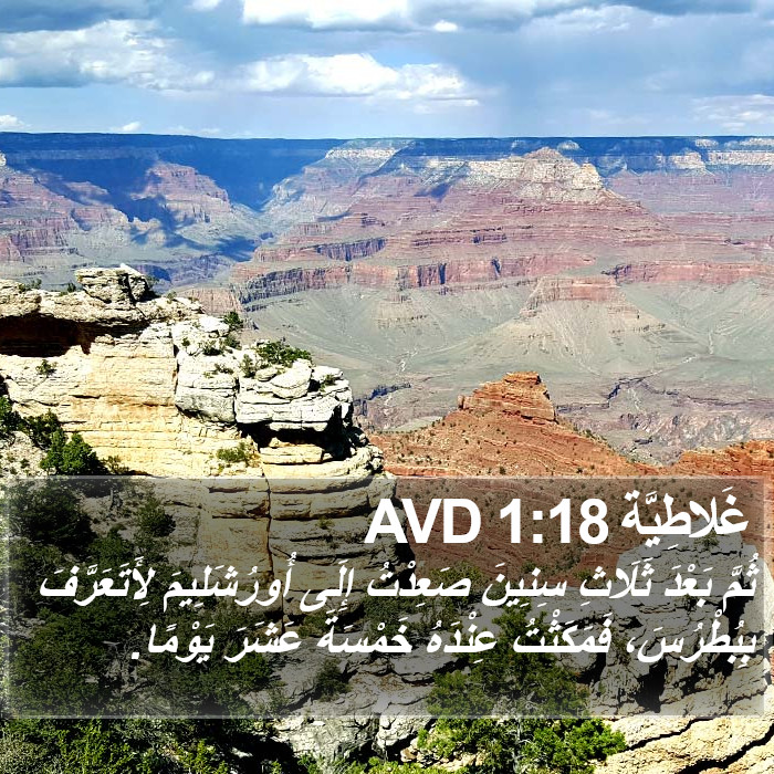 غَلاطِيَّة 1:18 AVD Bible Study