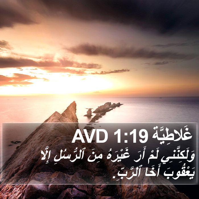 غَلاطِيَّة 1:19 AVD Bible Study