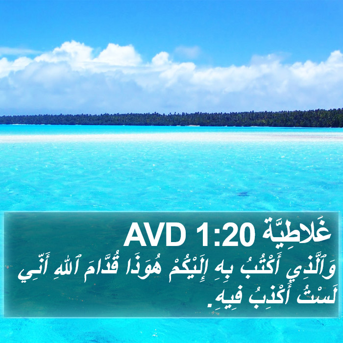 غَلاطِيَّة 1:20 AVD Bible Study