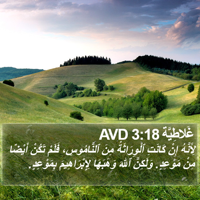 غَلاطِيَّة 3:18 AVD Bible Study