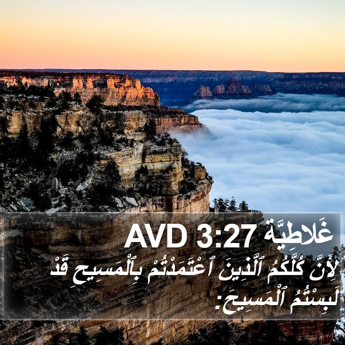 غَلاطِيَّة 3:27 AVD Bible Study