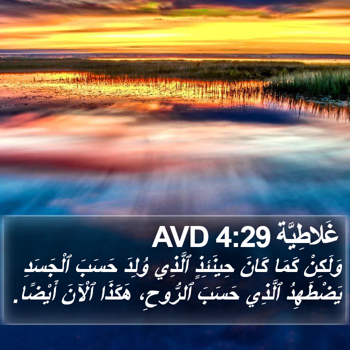 غَلاطِيَّة 4:29 AVD Bible Study