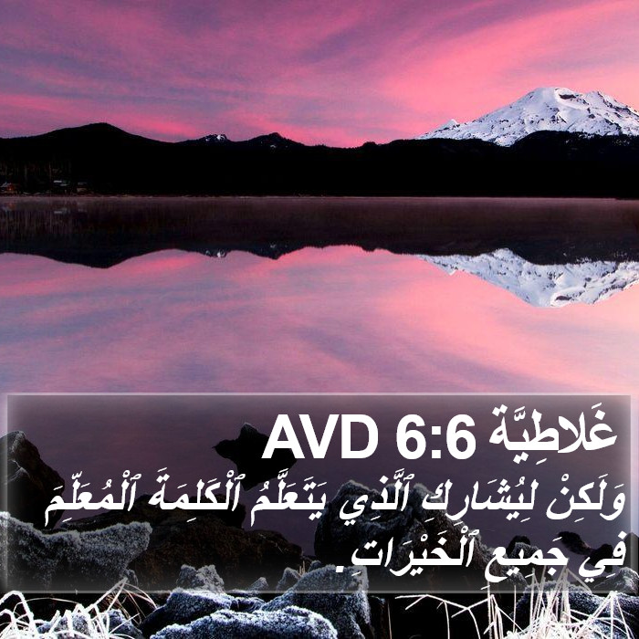 غَلاطِيَّة 6:6 AVD Bible Study