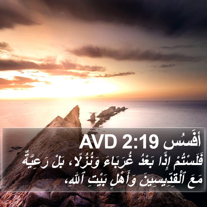 أفَسُس 2:19 AVD Bible Study