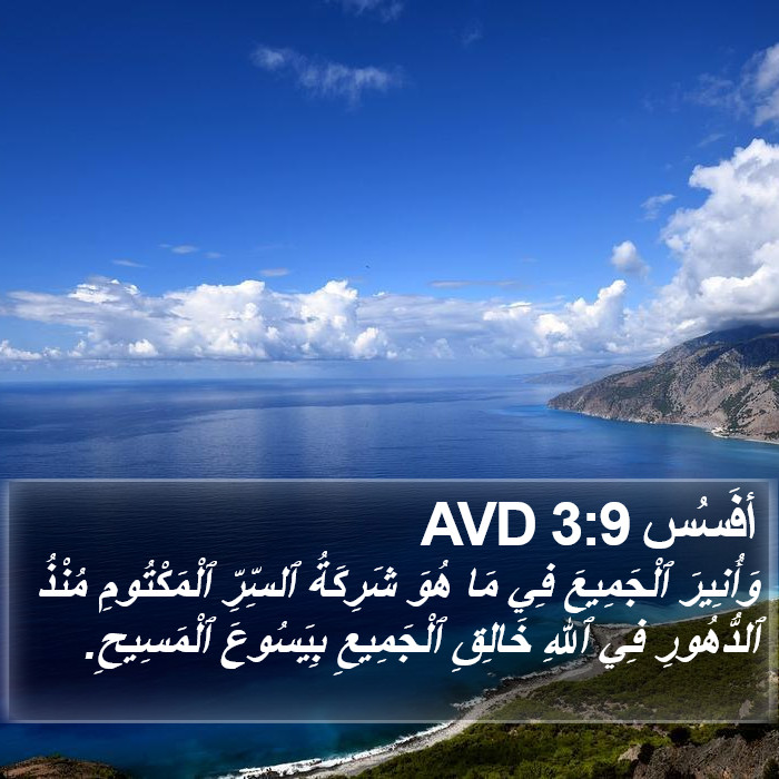أفَسُس 3:9 AVD Bible Study