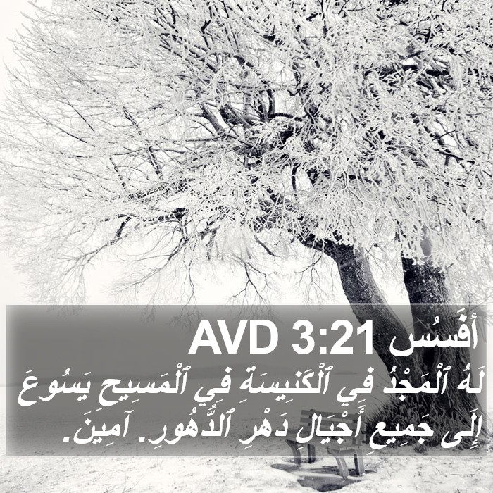 أفَسُس 3:21 AVD Bible Study