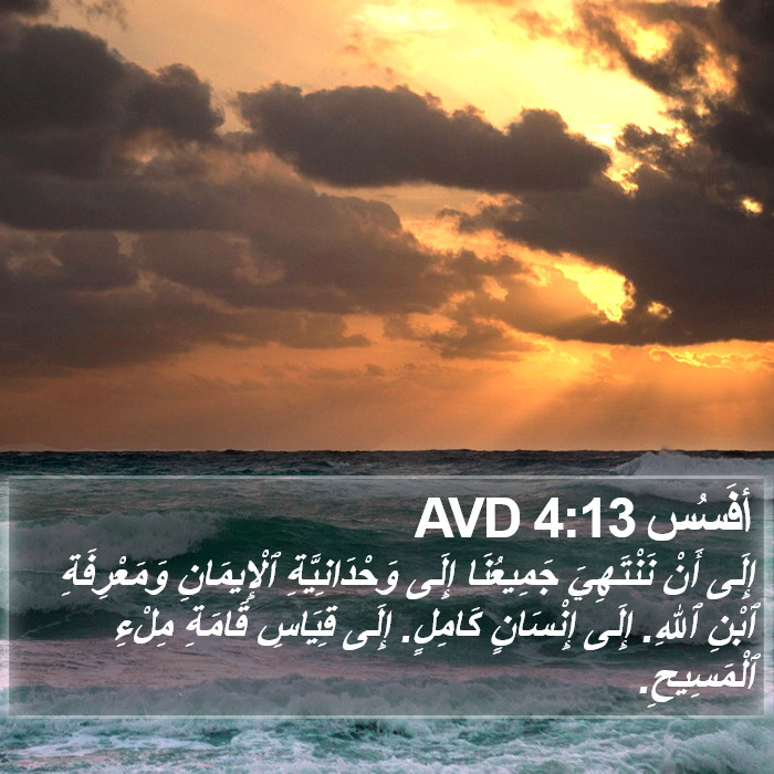 أفَسُس 4:13 AVD Bible Study
