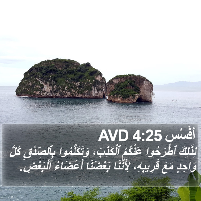 أفَسُس 4:25 AVD Bible Study
