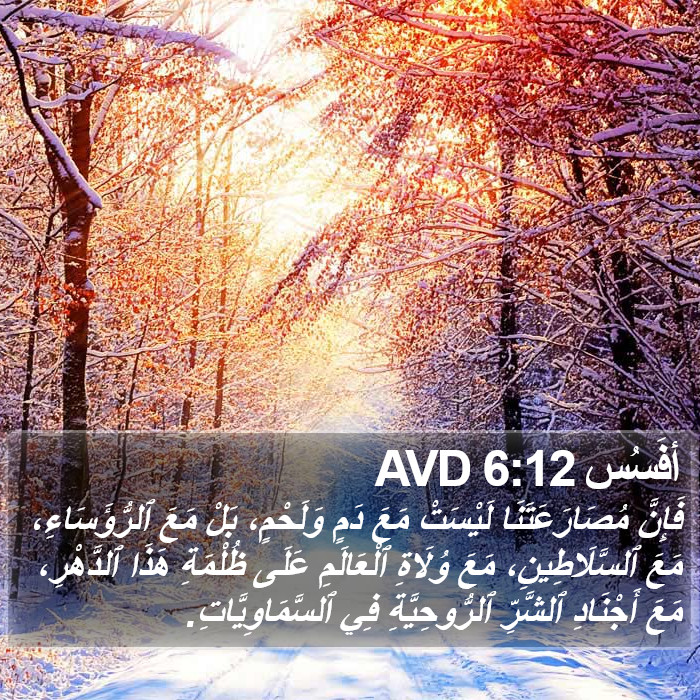 أفَسُس 6:12 AVD Bible Study