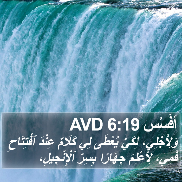 أفَسُس 6:19 AVD Bible Study