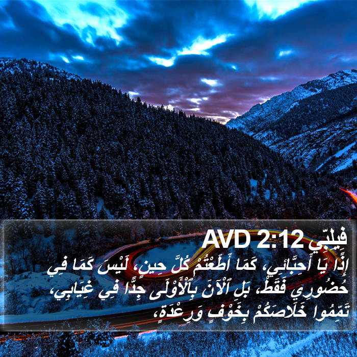 فِيلِبِّي 2:12 AVD Bible Study