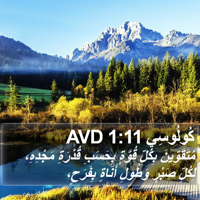 كُولُوسِي 1:11 AVD Bible Study