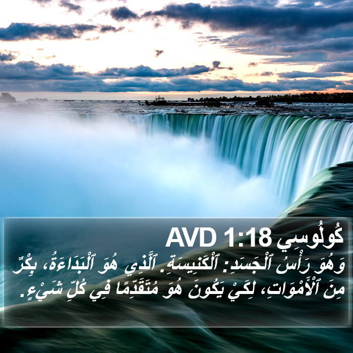 كُولُوسِي 1:18 AVD Bible Study