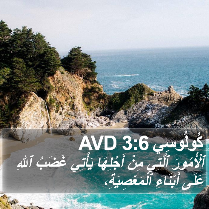 كُولُوسِي 3:6 AVD Bible Study