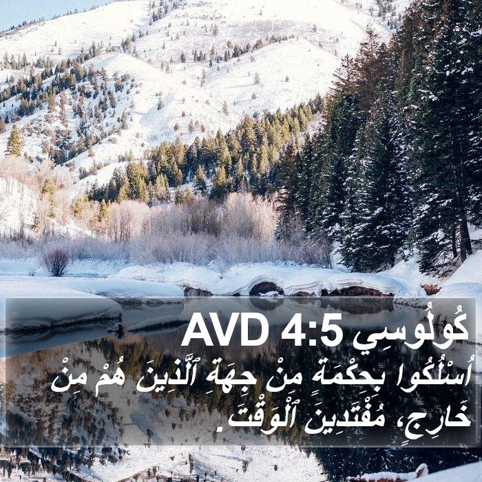 كُولُوسِي 4:5 AVD Bible Study