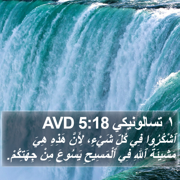 ١ تسالونيكي 5:18 AVD Bible Study