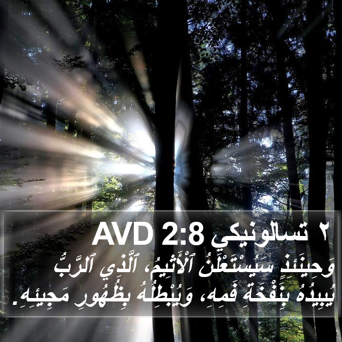 ٢ تسالونيكي 2:8 AVD Bible Study