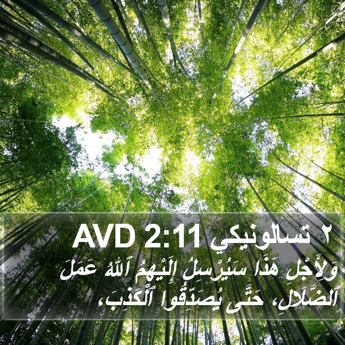 ٢ تسالونيكي 2:11 AVD Bible Study