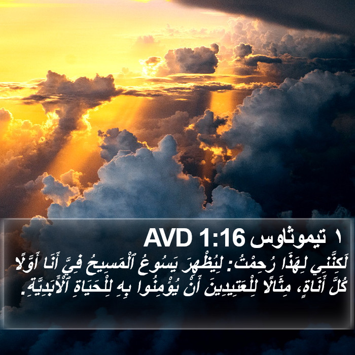 ١ تيموثاوس 1:16 AVD Bible Study