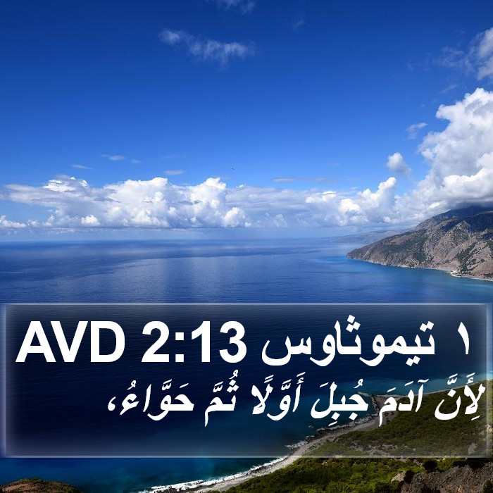 ١ تيموثاوس 2:13 AVD Bible Study
