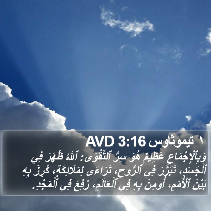 ١ تيموثاوس 3:16 AVD Bible Study
