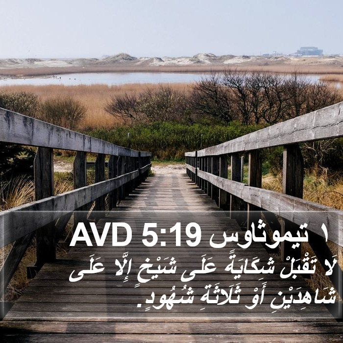 ١ تيموثاوس 5:19 AVD Bible Study