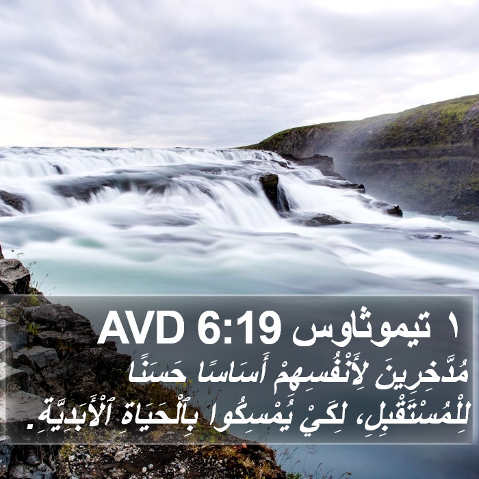 ١ تيموثاوس 6:19 AVD Bible Study