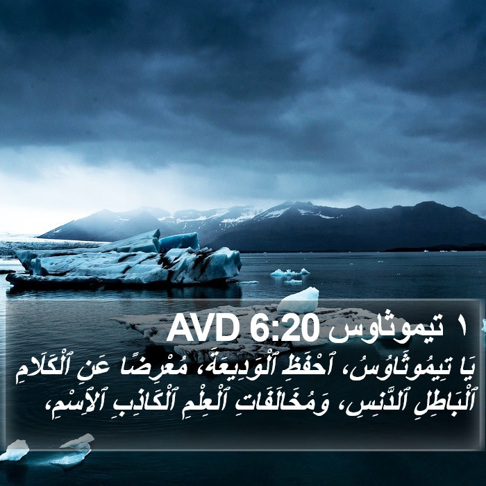 ١ تيموثاوس 6:20 AVD Bible Study