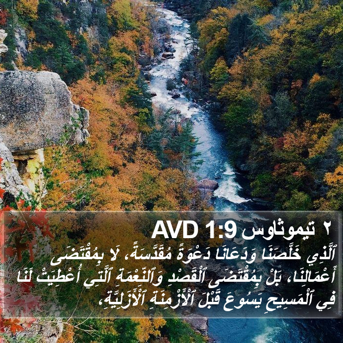 ٢ تيموثاوس 1:9 AVD Bible Study