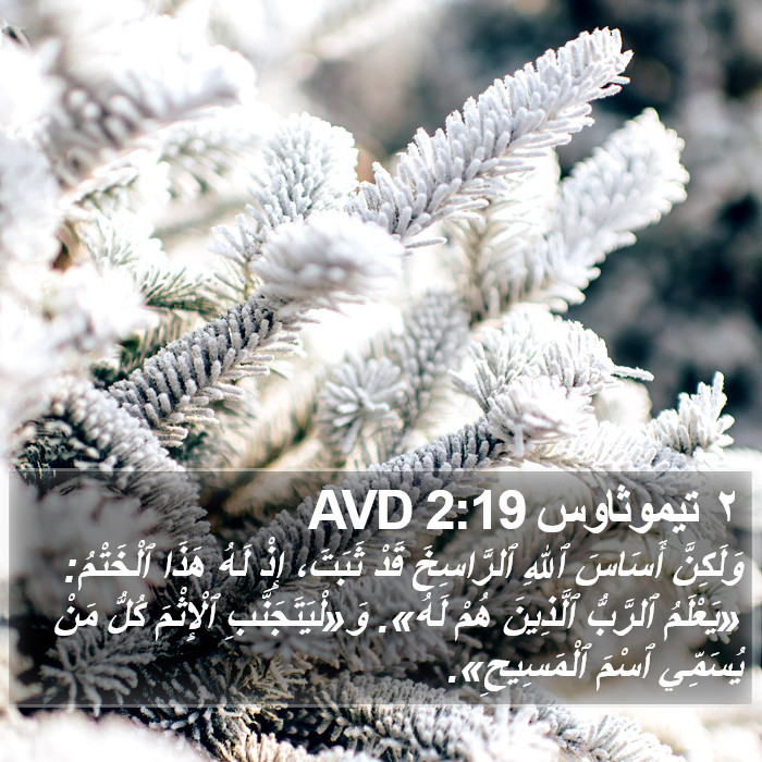 ٢ تيموثاوس 2:19 AVD Bible Study