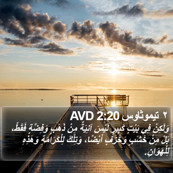 ٢ تيموثاوس 2:20 AVD Bible Study