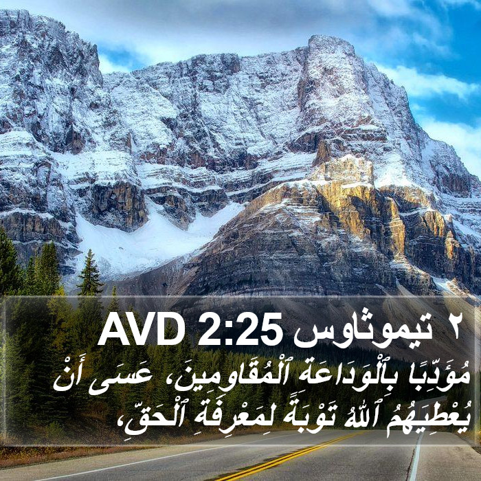٢ تيموثاوس 2:25 AVD Bible Study