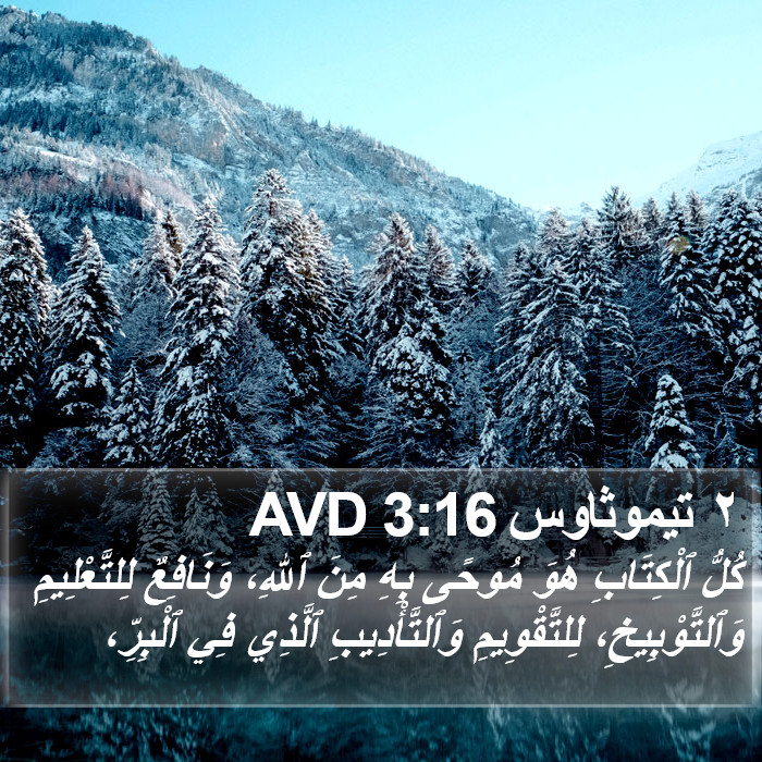 ٢ تيموثاوس 3:16 AVD Bible Study