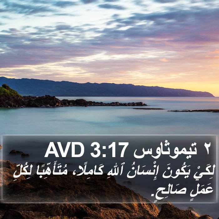٢ تيموثاوس 3:17 AVD Bible Study