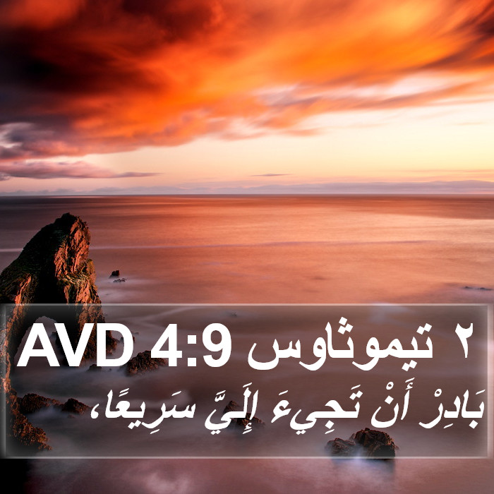 ٢ تيموثاوس 4:9 AVD Bible Study
