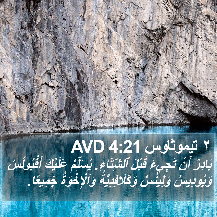 ٢ تيموثاوس 4:21 AVD Bible Study