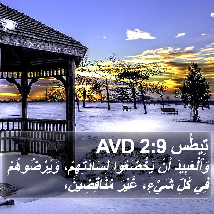 تِيطُس 2:9 AVD Bible Study