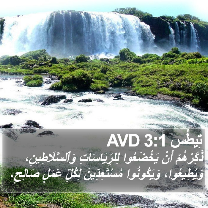 تِيطُس 3:1 AVD Bible Study