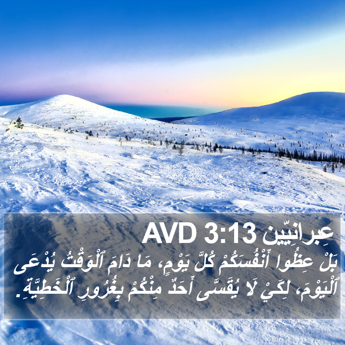عِبرانِيّين 3:13 AVD Bible Study