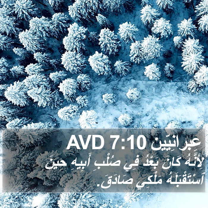 عِبرانِيّين 7:10 AVD Bible Study