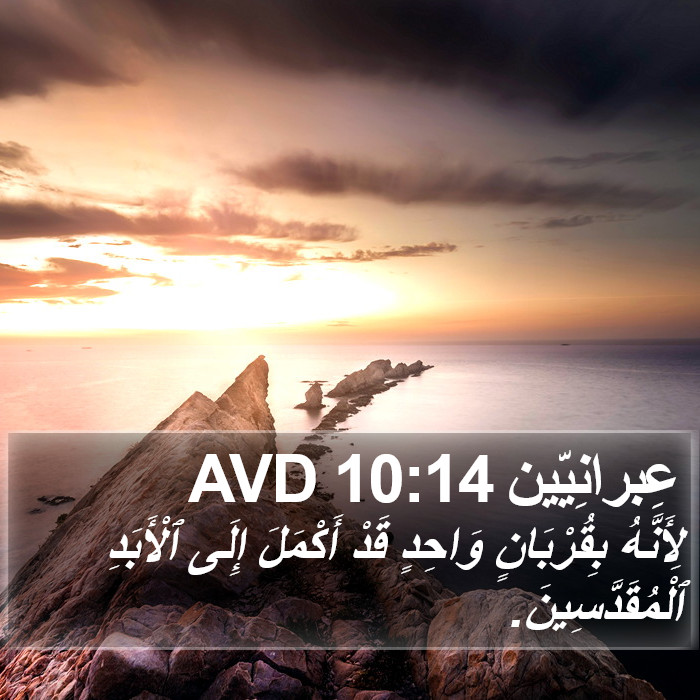 عِبرانِيّين 10:14 AVD Bible Study