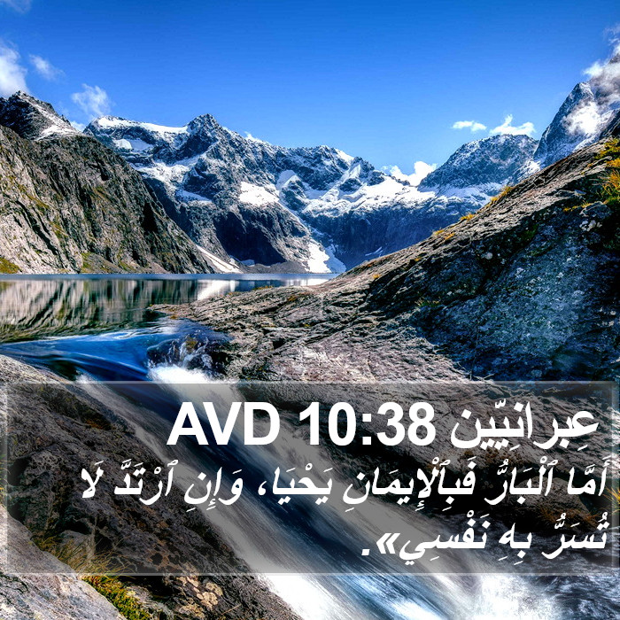 عِبرانِيّين 10:38 AVD Bible Study