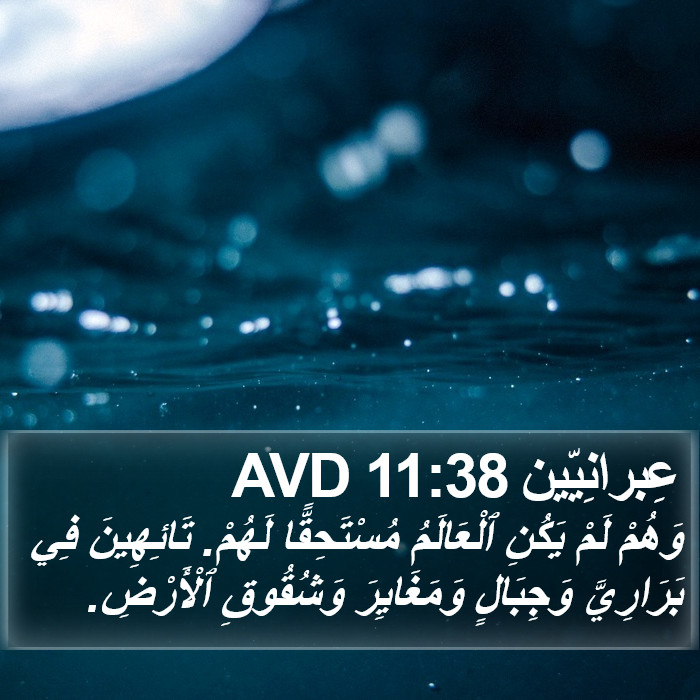 عِبرانِيّين 11:38 AVD Bible Study