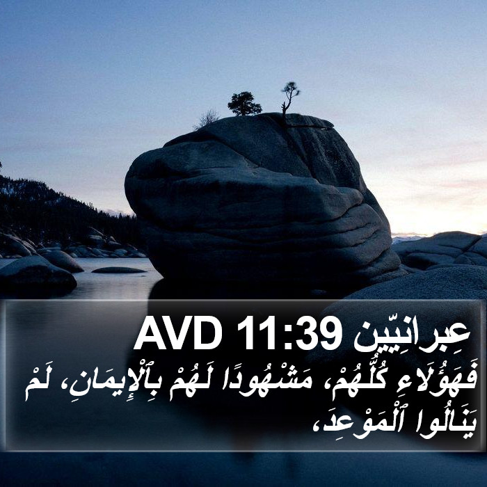 عِبرانِيّين 11:39 AVD Bible Study