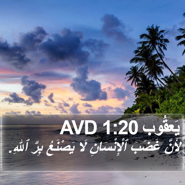 يَعقُوب 1:20 AVD Bible Study